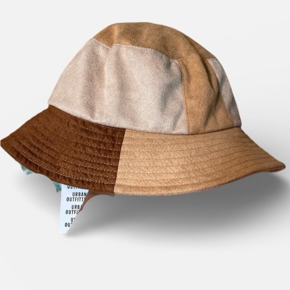 Urban Outfitters Micro Suede Patchwork Bucket Hat main image 10